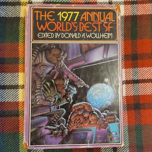 The 1977 Annual Worlds Best SF (Donald A Wollheim, Ed.), Hardcover book sci-fi